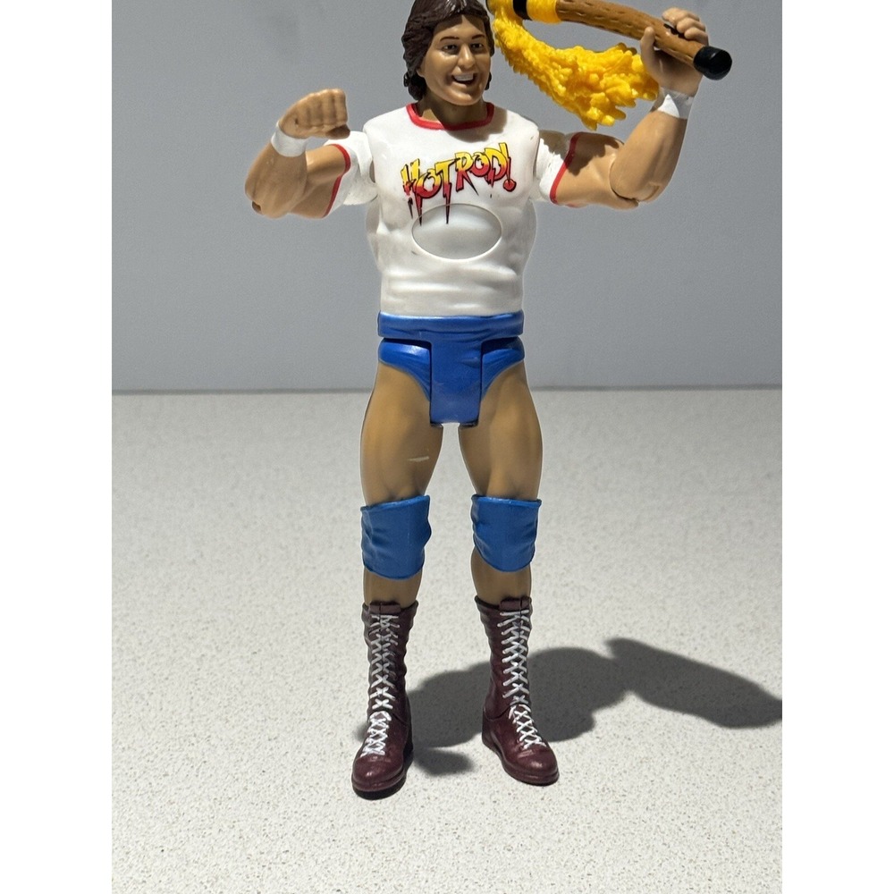 Mattel‎ Rowdy Roddy Piper Talking Action Figure Hot Rod Wrestler Works 2016 Toy